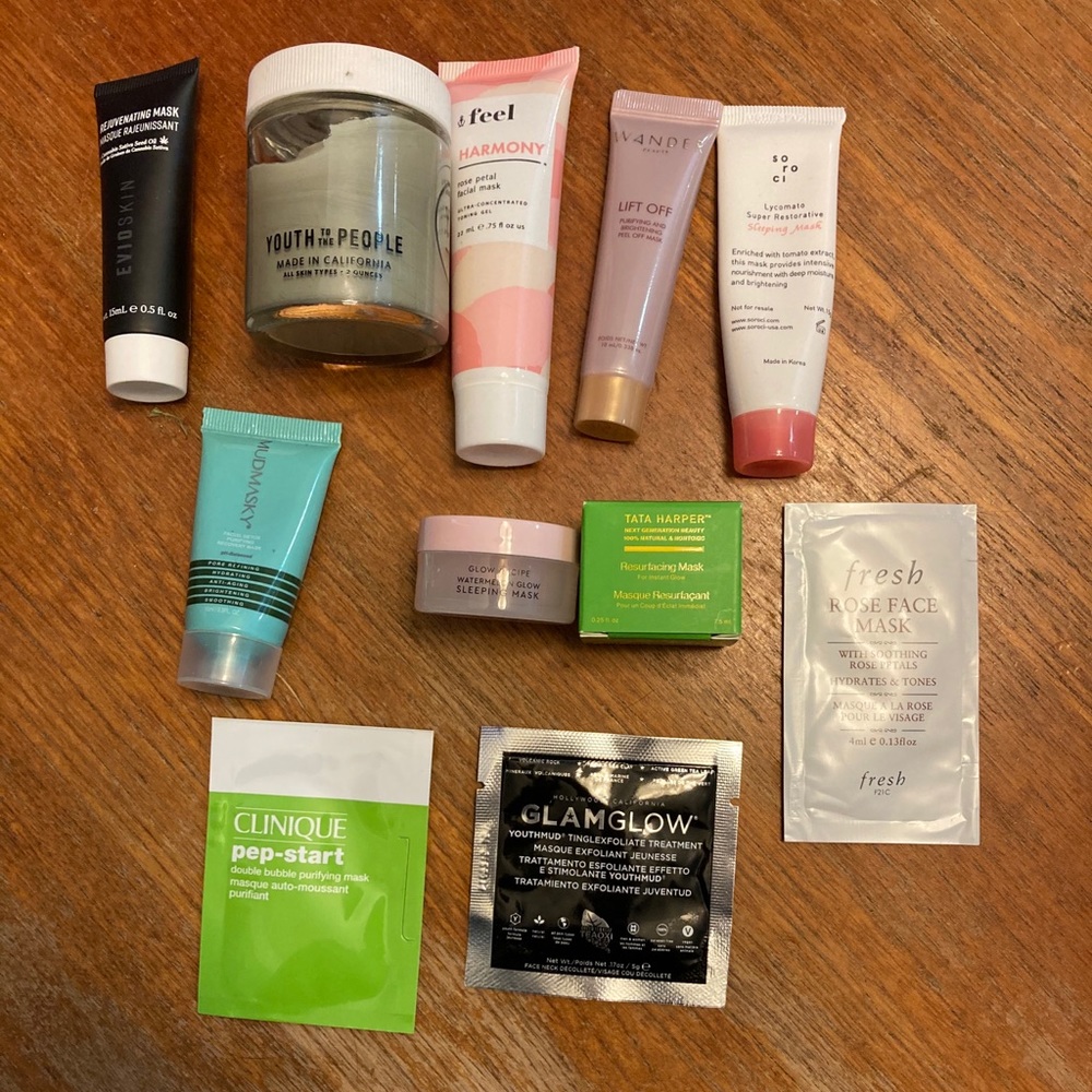 New Sealed Facial/Mask samples lot